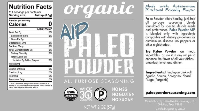 Organic Paleo Powder Spices (3-pack)
