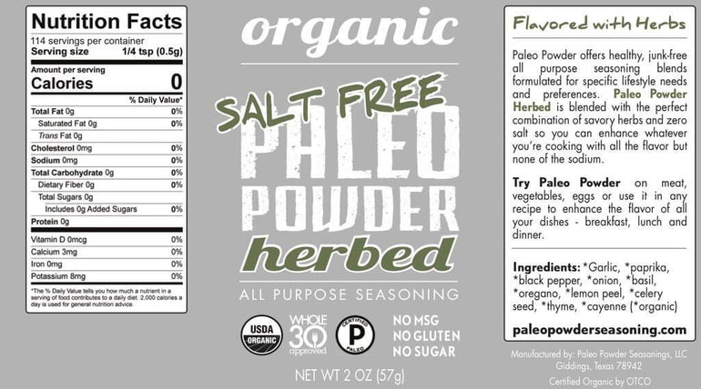 Organic Paleo Powder Spices (3-pack)