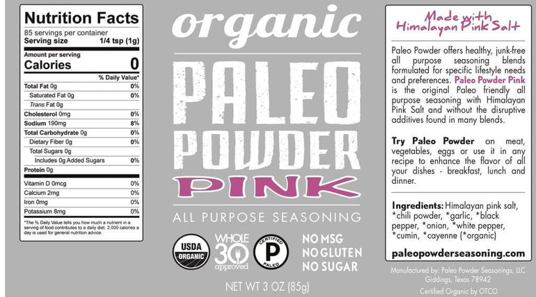 Organic Paleo Powder Spices (3-pack)