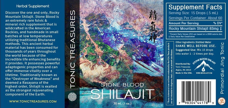 Rocky Mountain Stone Blood Shilajit