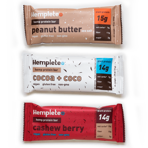 Hemplete Protein Bar (6-pack)