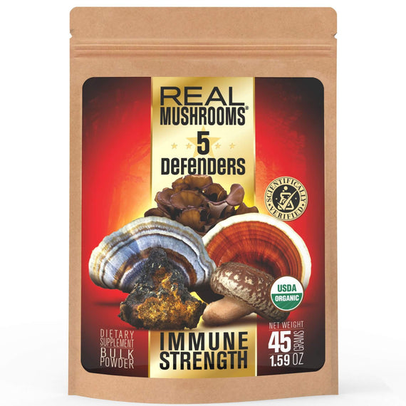 Real Mushroom Extracts - 5 Defenders & Cordyceps